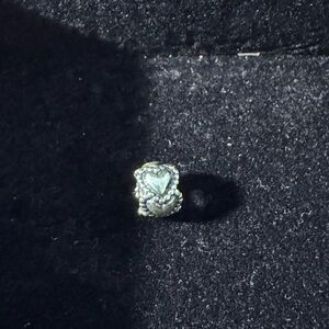 Authentic Retired Pandora Everlasting Love Sterling Silver Bead Charm